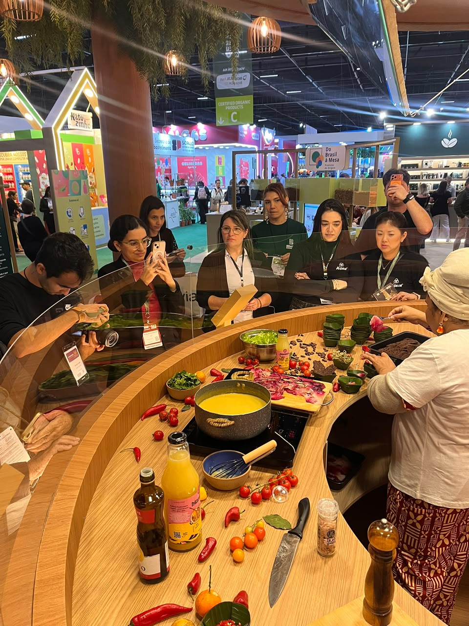Experiência em evento realizado pela Raízes Gastronômicas