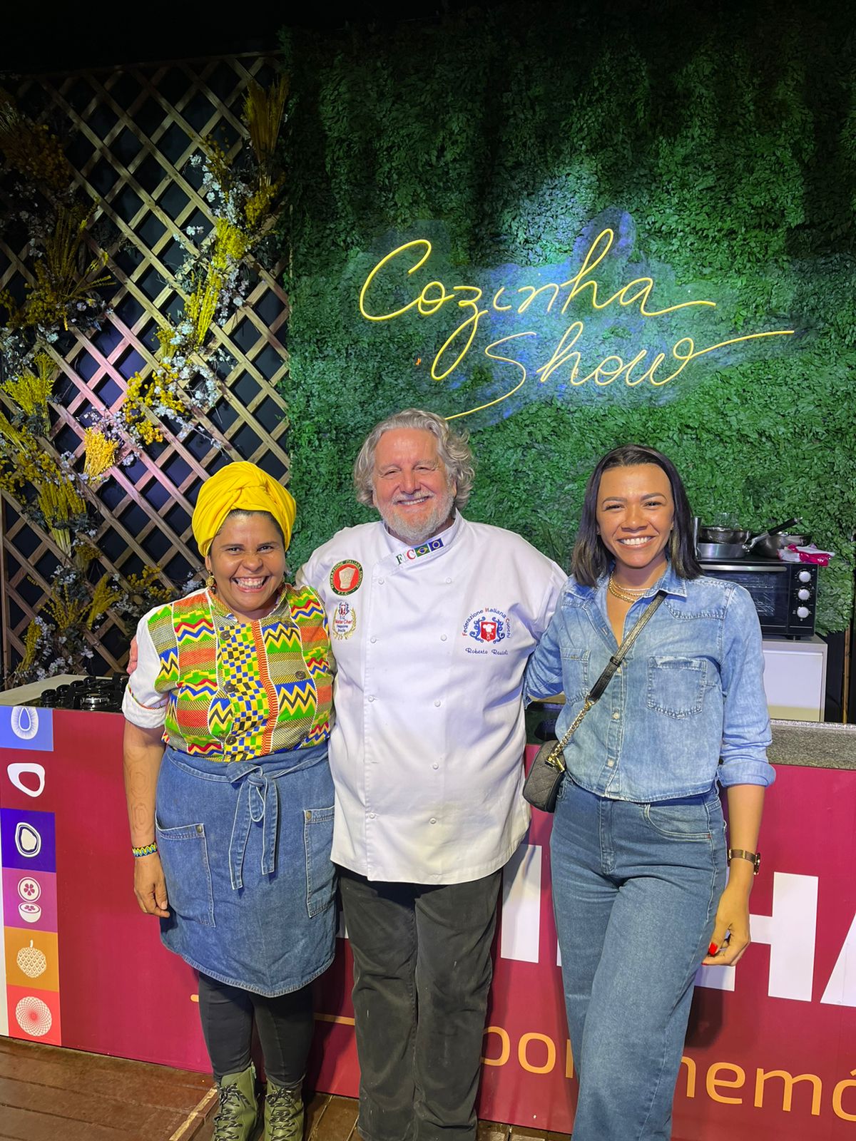 Profissionais da gastronomia em evento de grande porte
