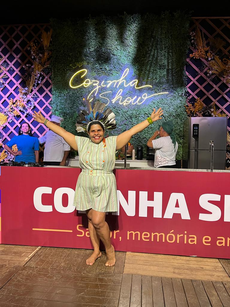 Profissionais da gastronomia em evento de grande porte