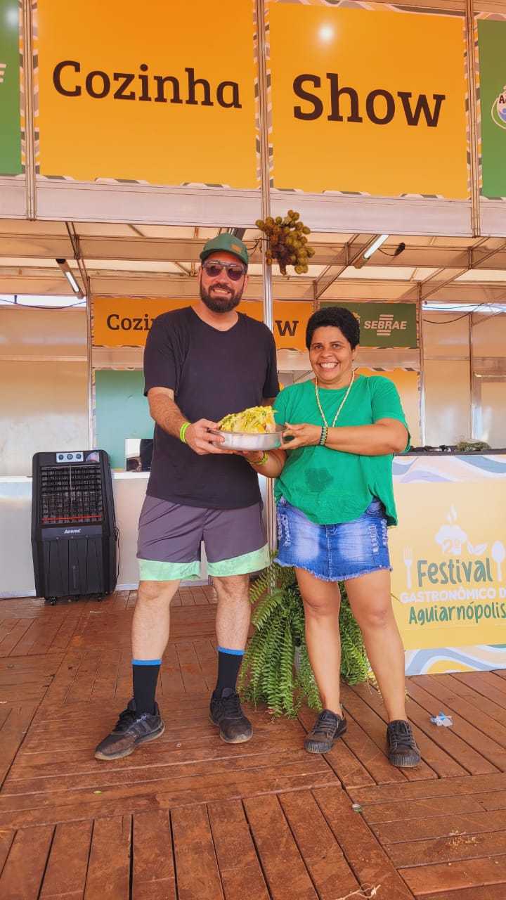 Profissionais da gastronomia em evento de grande porte
